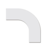 轉角地貼（10片裝）白 6S管理地貼 轉彎地貼標示 150×150×50mm 11918 - 白色150×150×50mm