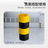 組合式貨架防撞器 卡入式貨架防撞塊 彈性吸能防撞緩衝器 11891 - 黑色H133mm