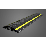 線保護帶(5孔）線保護板 線材保護墊 線槽減速帶 11886 - 黑色64mmx12mm