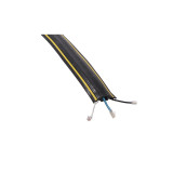 線保護帶(5孔）線保護板 線材保護墊 線槽減速帶 11886 - 黑色64mmx12mm