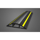 線保護帶(3孔）穿線板 線纜保護墊 穿線蓋板 線材保護條 11885 - 黑色83mmx17mm