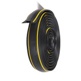 線保護帶(1孔）橡膠線槽減速帶 線保護蓋板 線纜保護條 11884 - 黑色71mmx13mm