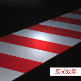 警示防撞棉（紅/白）條紋警示防撞棉 泡棉防撞緩衝棉 斜紋警示防撞棉 自帶背膠 12075 - 紅白條紋200×1000×10mm