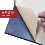 警示防撞棉（紅/白）條紋警示防撞棉 泡棉防撞緩衝棉 斜紋警示防撞棉 自帶背膠 12075 - 紅白條紋200×1000×10mm