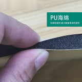 警示防撞棉（綠/白）斜紋警示防撞棉 防撞緩衝棉 斜紋警示防撞棉 泡棉防撞棉 自備背膠 12076 - 綠白條紋200×1000×10mm