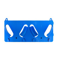 安全帽放置架 安全帽擺放架收納架收納架 雙帽藍色 寬240mm長550mm 12048 - 藍色240×550mm