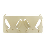 安全帽放置架（雙帽）安全帽收納 擺放 存放 12050 - 乳白色240×550mm