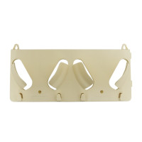 安全帽放置架(雙帽)安全帽收納 擺放 存放 12050 - 乳白色240×550mm 安全帽放置架(雙帽)安全帽收納 擺放 存放 12050 - 乳白色240×550mm