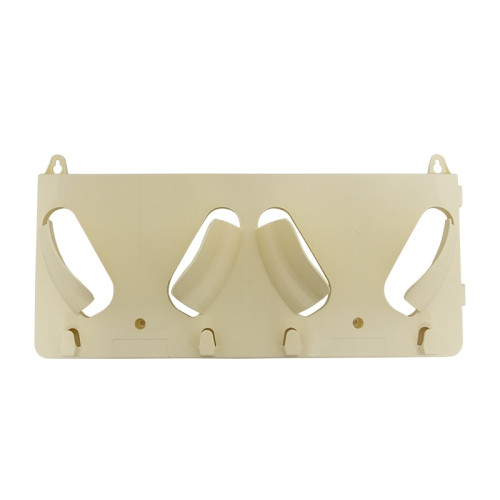 安全帽放置架（雙帽）安全帽收納 擺放 存放 12050 - 乳白色240×550mm