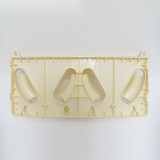 安全帽放置架（雙帽）安全帽收納 擺放 存放 12050 - 乳白色240×550mm