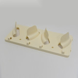 安全帽放置架（雙帽）安全帽收納 擺放 存放 12050 - 乳白色240×550mm