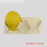 安全帽放置架（雙帽）安全帽收納 擺放 存放 12050 - 乳白色240×550mm