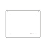 懸掛式區域識別框（白-A4）區域標誌標誌 銘牌12062 - 白色398*312mm