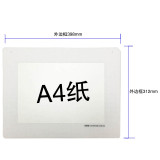 懸掛式區域識別框（白-A4）區域標誌標誌 銘牌12062 - 白色398*312mm