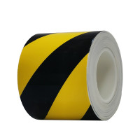 防撞緩衝警告膠帶 緩衝防撞膠帶捲 膠條黃黑 緩衝膠帶 12067 - 黃黑相間120毫米 x 3米