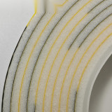 防撞緩衝警告膠帶 緩衝防撞膠帶捲 膠條黃黑 緩衝膠帶 12067 - 黃黑相間120毫米 x 3米