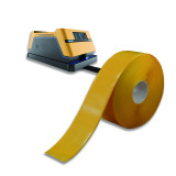 AGV磁條保護膠帶（黃）機器人磁條帶 AGV小車導航帶7.5cm×30m 12109 - 黃色75mm×30m