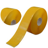 重型式劃線膠帶（黃） AGV磁條保護帶 機器人磁條保護帶 重載耐磨膠帶7.5cm×30m 12100 - 黃色75mm×30m