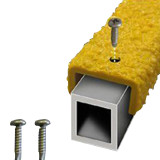 爬梯踏棍防滑條 爬梯防滑條 止滑條 直梯防滑條 12095 - 黃色25×405mm