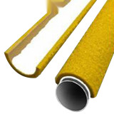 爬梯踏棍防滑條 爬梯止滑條 防滑條 直梯防滑條 12097 - 黃色25×405mm