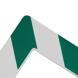 庫位標記地貼（A5）工位標記地貼 物料擺放區域標識 226×288mm 12135 - 綠白條紋226*288mm