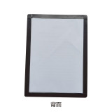 A4磁性警告文件框 磁吸式文件標識框文件插槽 12144 - 黃黑334*248mm