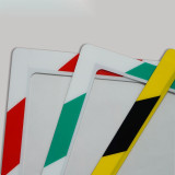 磁性警告文件框（A4）磁吸式文件覆蓋膜標識框12145 - 紅白334*248mm