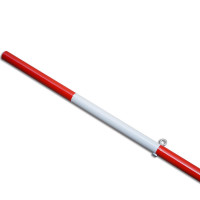 車輛限高桿（紅白反光）φ32mm×3m 金屬限高桿 防撞警示限高桿 防撞限高桿 12191 - 紅白Φ32mm×3m