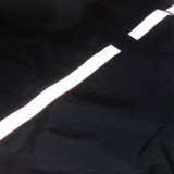 分離式雨衣雨褲套裝 電動車騎乘前後反光男女款 保全交通執勤雨具藏青4XL 12325 - 藏青色XXXXL