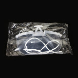 塑膠微笑透明口罩 飯店餐飲食堂廚師服務員 衛生防飛沫 10只裝