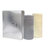 棉質毛巾 吸水吸汗擦臉擦書企業福利禮品 加厚款禮盒裝 素色 2條裝 12331 - 混色190x145x70mm