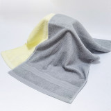 棉質毛巾 吸水吸汗擦臉擦書企業福利禮品 加厚款禮盒裝 素色 2條裝 12331 - 混色190x145x70mm