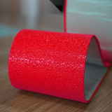 重型反光劃線膠帶（紅） 抗磨反光警示膠帶 重型反光耐磨膠帶10cm×20m 12376 - 紅色10cm*20m