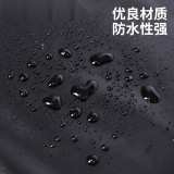 防水防油圍裙 掛脖加厚PVC圍腰 廚房洗車工廠車間 2件裝黑色 12451 - 黑色100cm*70cm