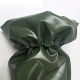 防水防油套袖 加厚PVC袖套 廚房耐油污套袖 清潔防護套袖（3雙裝）綠色 12452 - 綠色40cm*25CM