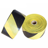 建築安全樓層警示帶（黃/黑）19cmx150m（兩卷裝） 黑黃樓層帶 踢腳隔離帶 樓層警示隔離帶 12475 - 黃黑19cmx150m