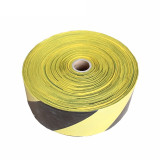 建築安全樓層警示帶（黃/黑）19cmx150m（兩卷裝） 黑黃樓層帶 踢腳隔離帶 樓層警示隔離帶 12475 - 黃黑19cmx150m