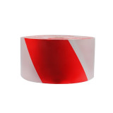 建築安全樓層警示帶（紅/白）19cmx150m 紅白樓層警示帶 樓層踢腳警示隔離帶 樓層安全帶 12476 - 紅白19cmx150m