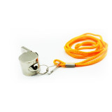 不鏽鋼口哨（10個裝）運動 足球籃球比賽訓練 裁判金屬哨子 12545 - 原色L4cm