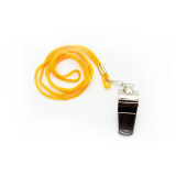 不鏽鋼口哨（10個裝）運動 足球籃球比賽訓練 裁判金屬哨子 12545 - 原色L4cm