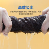 業務用纖維毛巾 美容美髮清潔擦拭布洗車用 寬30cm長70cm棕色 10條裝 12643 - 棕色300x700mm