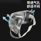 防風護目鏡 安全防護實驗室防液體飛濺防粉塵戶外騎乘 勞保用品 12793 - 透明29*12*2cm