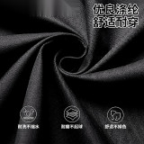 廚師圍裙（2件裝）均碼 黑色聚酯廚師圍裙 廚師半身圍裙 服務生半身圍裙 12420 - 黑色均碼