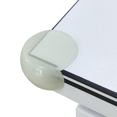 球形夜光護角 螢光防磕碰矽膠彈力桌角防摔神器保護套 4/盒 12244 - 透明36*33*24mm