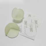 球形夜光護角 螢光防磕碰矽膠彈力桌角防摔神器保護套 4/盒 12244 - 透明36*33*24mm