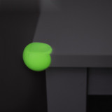 球形夜光護角 螢光防磕碰矽膠彈力桌角防摔神器保護套 4/盒 12244 - 透明36*33*24mm