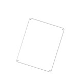 空白書寫安全標誌牌（空板）5片裝 25×31.5cm 塑膠板 白色 空白工程塑膠板材 空板安全標誌 10533 - 混色250mm*315mm