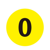 耐磨庫位編號地貼(0)耐壓地貼標識 區域定位編號地貼 Φ20cm 12149 - 黃底黑字Φ200mm 耐磨庫位編號地貼(0)耐壓地貼標識 區域定位編號地貼 Φ20cm 12149 - 黃底黑字Φ200mm