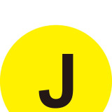 耐磨庫位編號地貼（J）區域編號地貼 字母數字地貼 Φ20cm 12168 - 黃底黑字Φ200mm