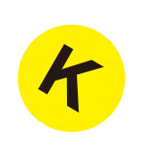 耐磨庫位編號地貼（K）耐叉車碾壓地貼 5S管理地貼標識 Φ20cm 12169 - 黃底黑字Φ200mm